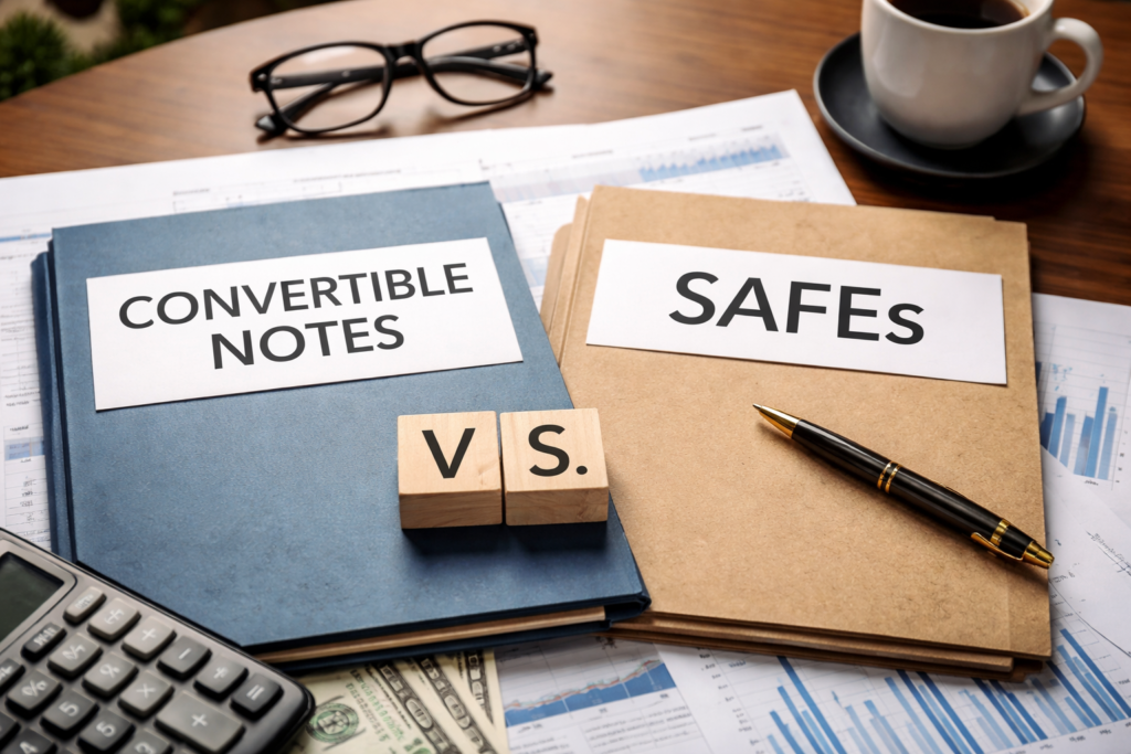 convertible notes vs safes