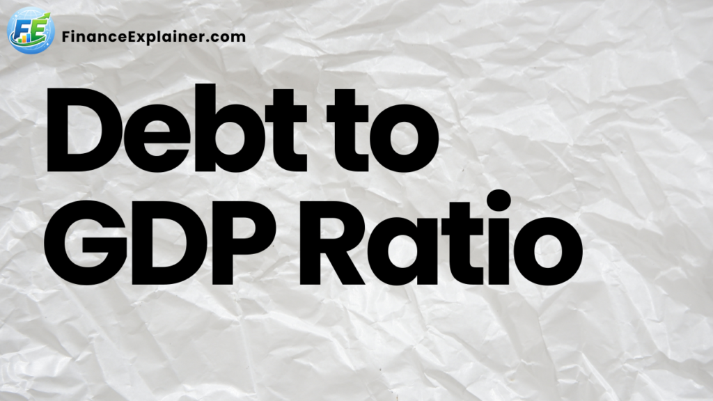 debt to gdp ratio