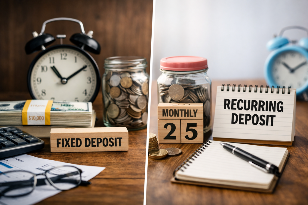 fixed deposit vs recurring deposit 1