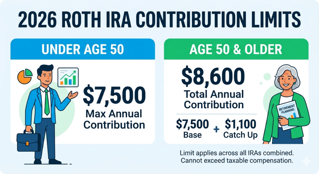 2026 Roth IRA Limits: Contribution Rules and Income Thresholds 2 1000094225