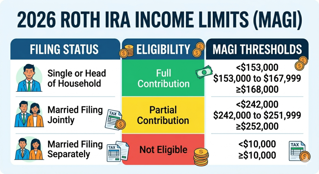 2026 Roth IRA Limits: Contribution Rules and Income Thresholds 3 1000094226